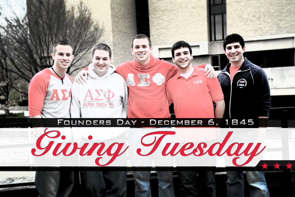 alphasigs's tweet photo. Happy Giving Tuesday #AlphaSigs! Take a moment to make a gift for #ASPFoundersDayChallenge. http://t.co/tBLo1MewAC http://t.co/Z2kDpAywbY