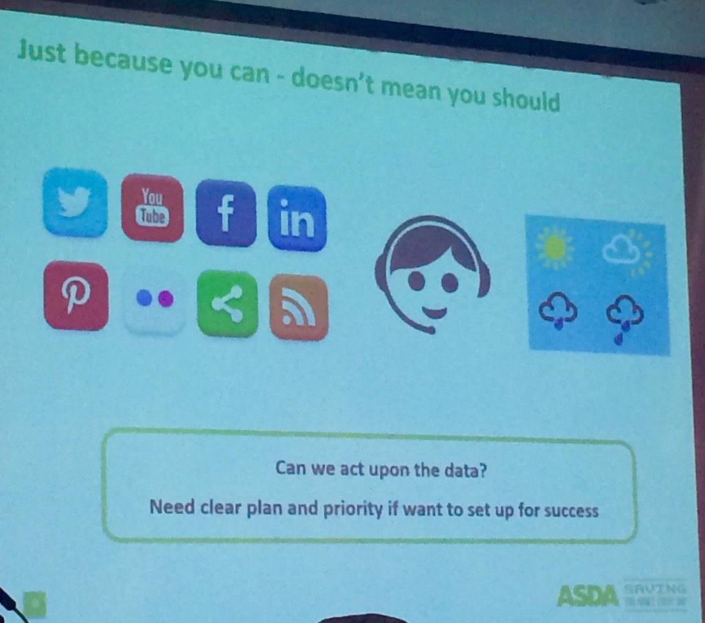 NeilCattermull's tweet image. @asda getting 90m page views a week! Breaking down who and why! No need to analyse everything #bigdataws #bigdata