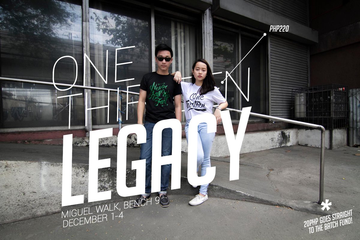 113LEGACY's tweet photo. Taking the LEGACY to the streets! Visit us at Miguel Walk Bench 9! #113LEGACY http://t.co/1cB4wsWvYI