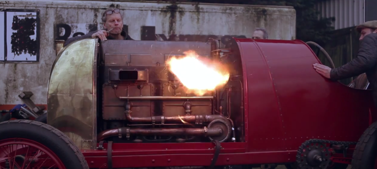 BBC_TopGear's tweet photo. This 28.5-litre Fiat just started for the first time in 100 years. Nice knowing you, eardrums http://t.co/Iidkbfn8Pf http://t.co/aMhC6vXSgB