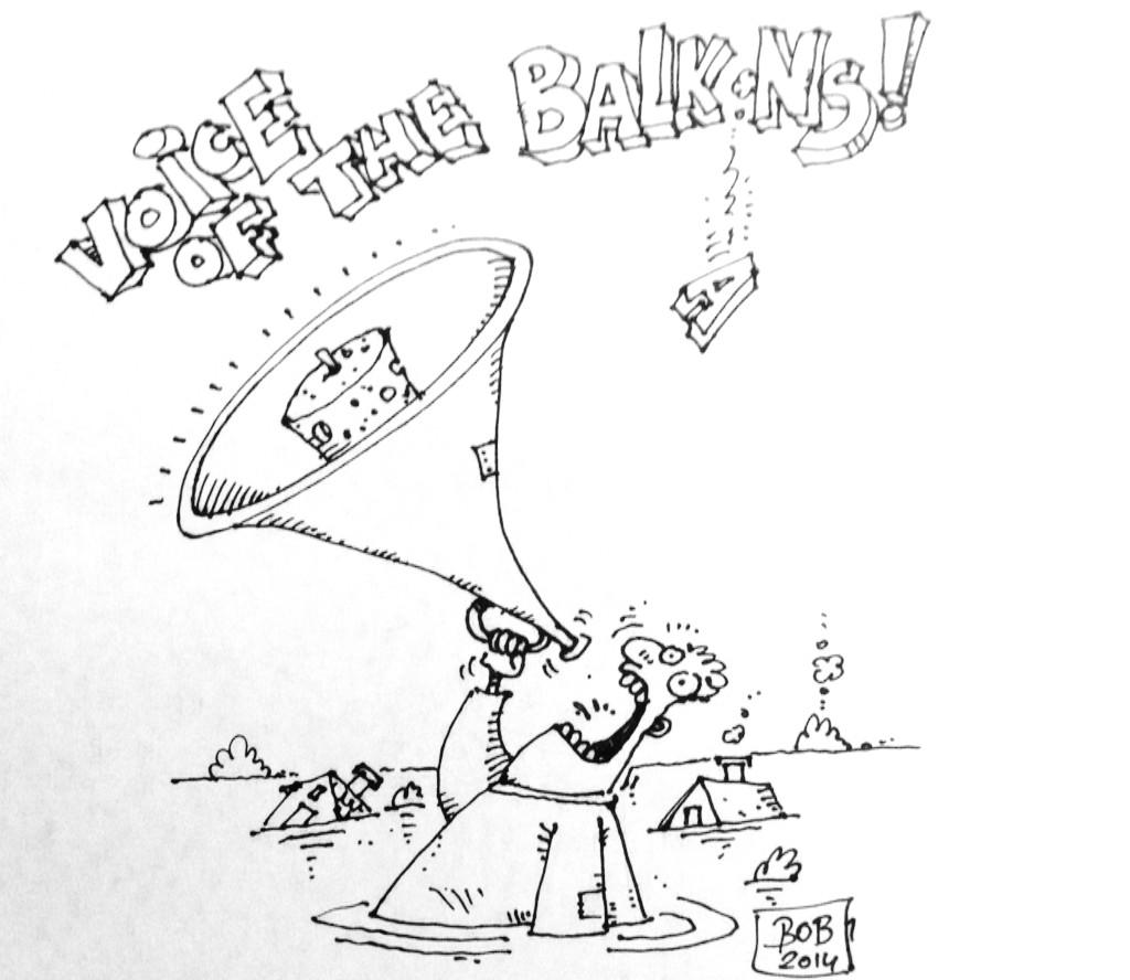 voiceofbalkans's tweet photo. Interview with serbian illustrator Bob Zivkovic about media freedom: Look what he drew for us.... http://t.co/39sZnLvyIG