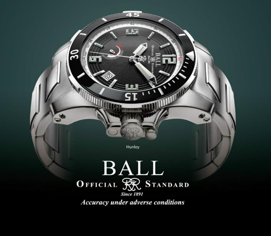 The latest creative layout by <a href="/BALLWatchCo/">BALL Watch Company</a> featuring the new Engineer Hydrocarbon Hunley (goo.gl/V02x6r)