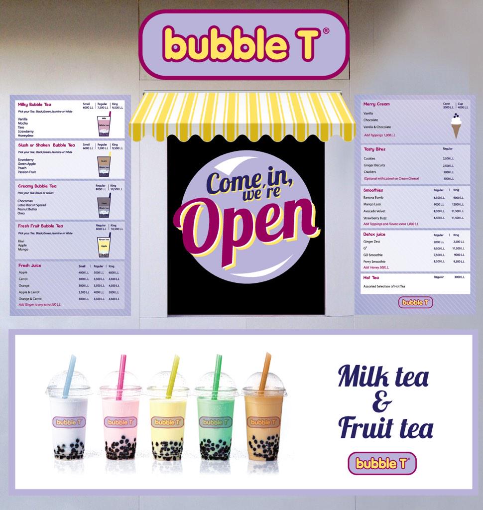 TheBubbleT's tweet photo. We're open!
Come and join us at LAU upper gate and get your free drink and muffin.
Time 11:00 am http://t.co/KLsaykh6f6