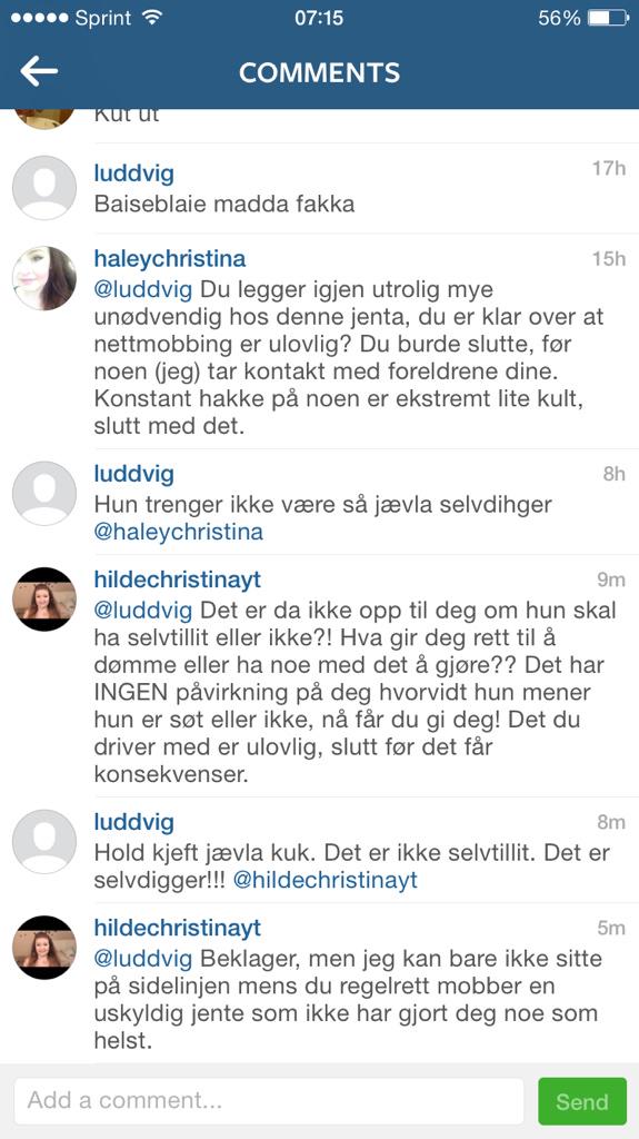 hildechristina's tweet photo. Fy f. Jeg har ikke ord for hvor grusomme folk er mot denne jenta. HC-peeps, kan vi visse henne litt støtte?? #hcarmy http://t.co/XZWAU4kT5Y