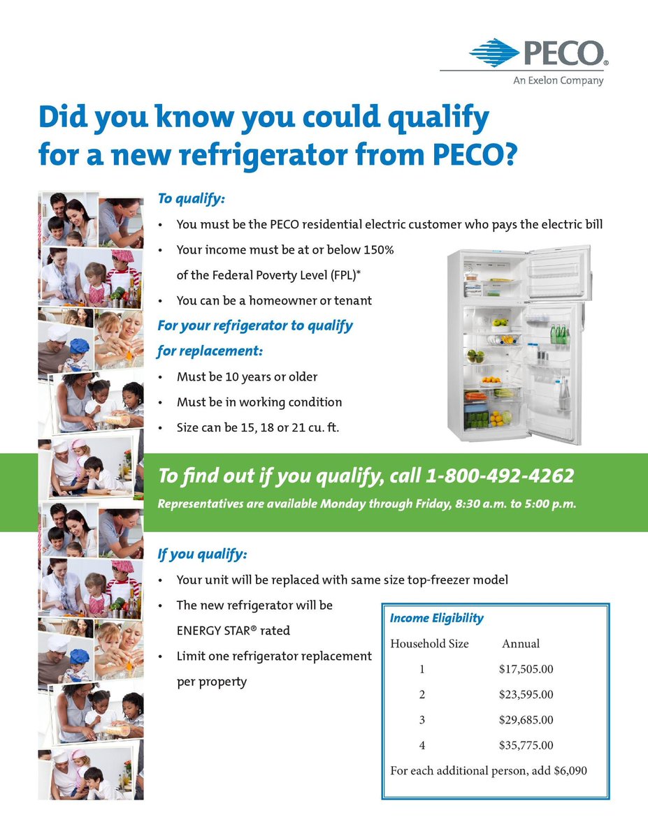 CouncilmemberKJ's tweet photo. Have a look into @PECOconnect's program to provide FREE refrigerators to Philadelphia residents @PHLCouncil http://t.co/zncKsBGhbS
