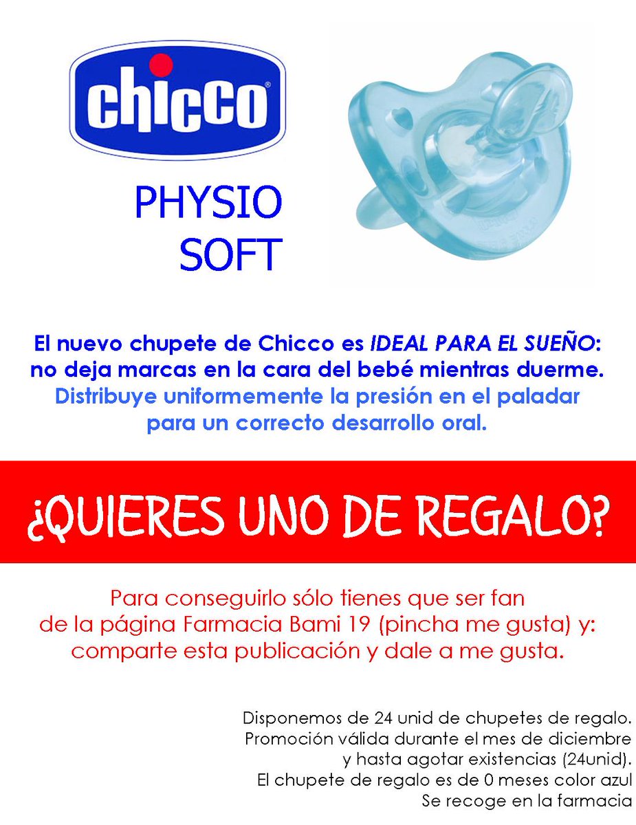farmaciaB19's tweet photo. Qué GRAN aliado para el sueño de tu bebé:...Felices sueños con chicco!
http://t.co/DPQC4TtXzB  REGALAMOS CHUPE CHICCO http://t.co/NYkhUO4y7R