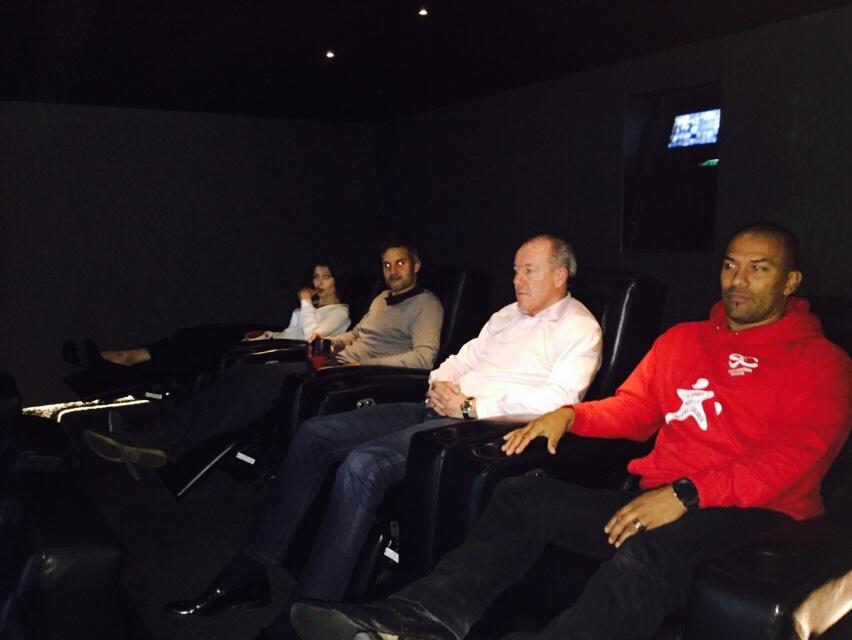 Good to see <a href="/JuniorMcDougald/">Junior McDougald</a> <a href="/scf4kids/">Sports Connections Foundation</a> today at Pulse HQ #legend