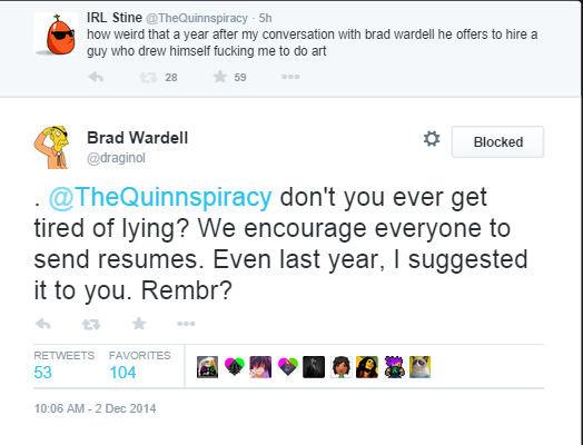 Brad Wardell being a dick