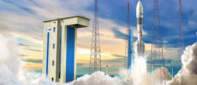 LePoint's tweet photo. L'#Europe spatiale lance Ariane 6 : http://t.co/zMSYC7yAz1 cc @guerricp #ariane6 http://t.co/eXM2kpp9Jm
