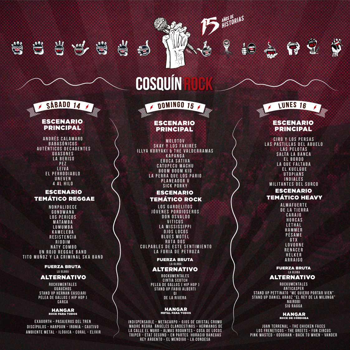 Cosquin Rock On Twitter Ya La Viste Conoce La Grilla De Cr15 Aca Http T Co Tp5gpoyz8e Http T Co Yyipton0v7 twitter