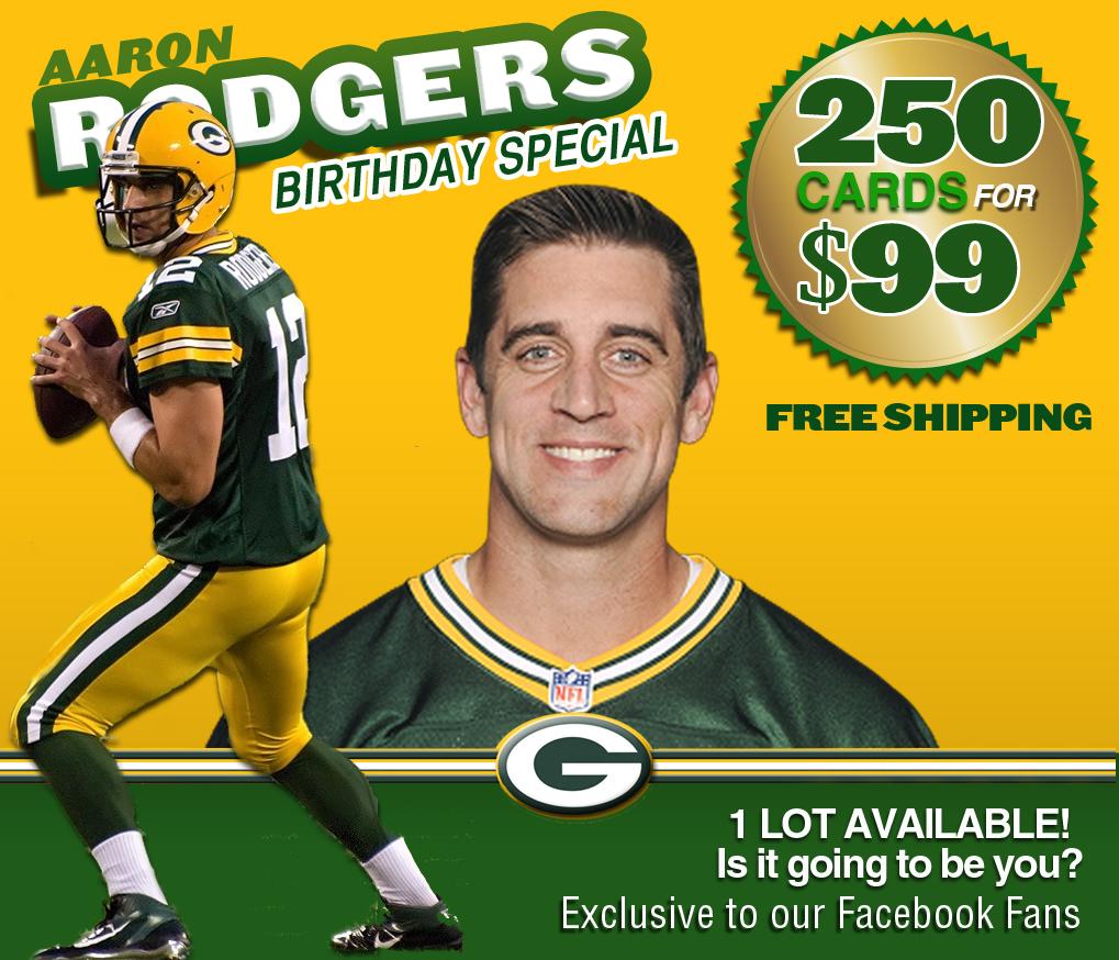 Happy 31st Birthday Aaron Rodgers!  it here:  