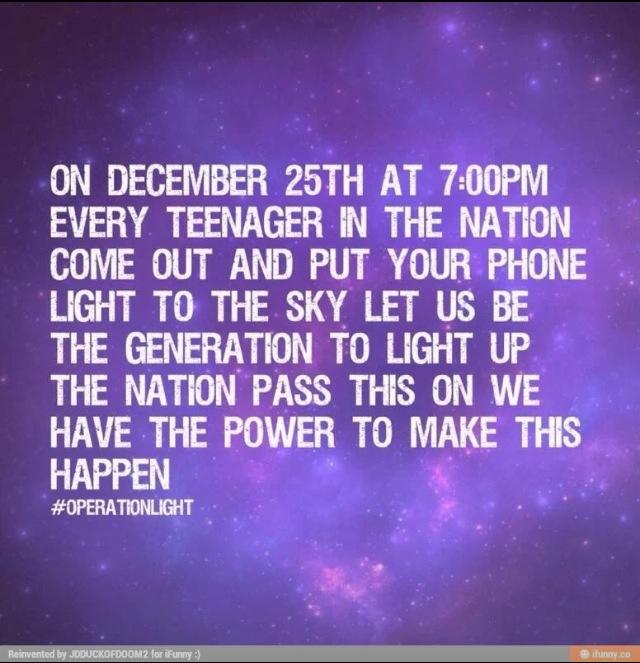 lovatic_dmz's tweet photo. Let's do thisss!! #operationlight 
@Maddielovesyou1 @BeaMiller @ddlovato http://t.co/TIHB4IZiph