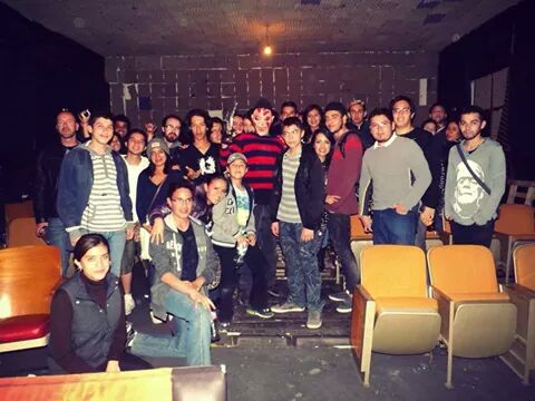 zombiewalkmore's tweet photo. Muchas gracias a todos los que asistieron a la proyección especial de "A nightmare on Elm Street" en Jeudi27 http://t.co/ephU061KPq
