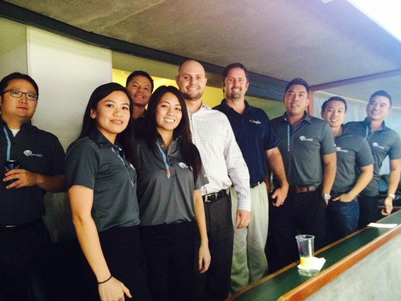 Carsonsynh's tweet photo. Pm2net Customer Event at the Honda Center suite - Ducks vs Bruins with #pm2NET #Tegile #Aruba http://t.co/pQNgOSoZwp