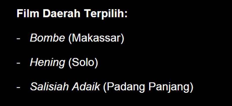 Mantap @filmbombe masuk nominasi <a href="/PialaMaya/">PIALA MAYA</a> flickmagazine.net/feature/2724-d… <a href="/Daeng_Info/">Daeng Info</a> <a href="/CineFreak_ID/">Bukan Tukang Film</a> <a href="/infoMKS_/">Info Makassar</a> <a href="/SupirPete2/">Supet</a>