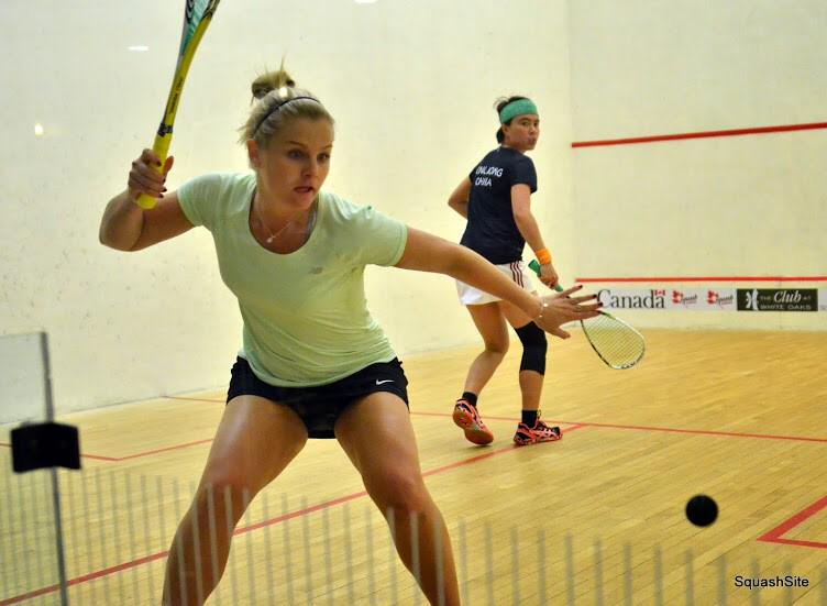 SiyoliW's tweet photo. RSA squash beauties in action in Canada this week: SA no3 @Cheynss #WWT2014squash @CGSquash @SportswomenSA http://t.co/WofpxKVMKn