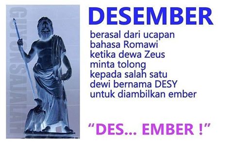 Emberr “<a href="/tavare24karat/">rovitavare</a>: Tau gak..kl nama bulan Desember itu berawal dari kejadian ini... :) ”