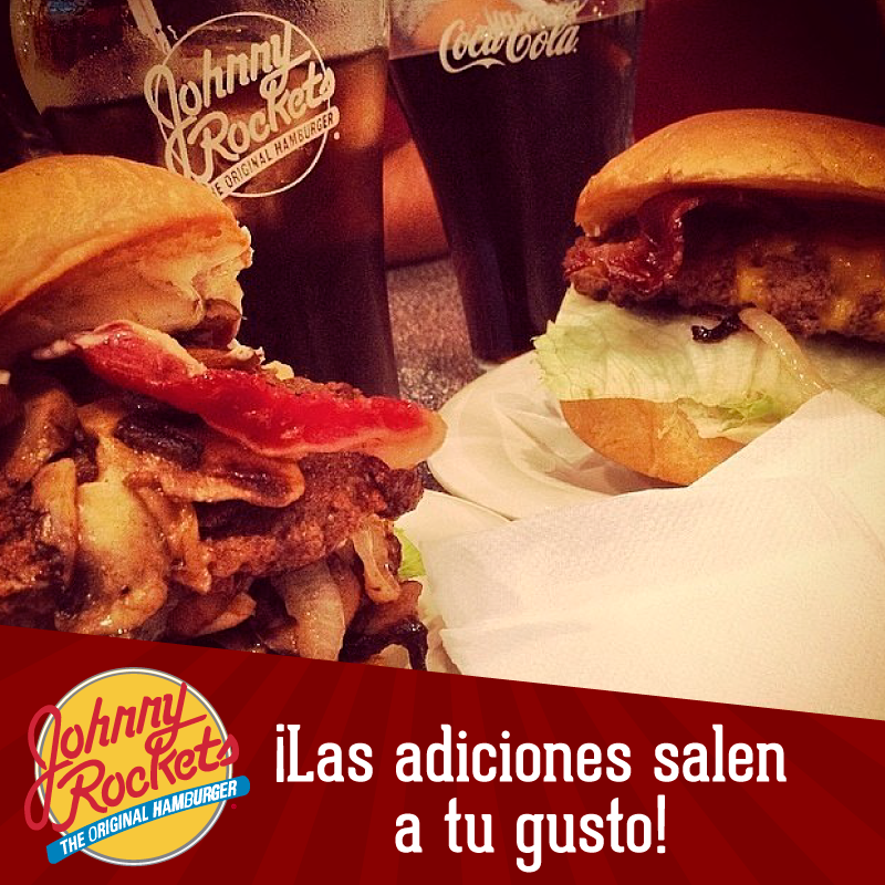 johnnyrocketsco's tweet image. Tocino, cebolla y champiñones a la parrilla… #Adiciones #AllAmerican #Food #Delicious #LetsRockIt #RocketFriends