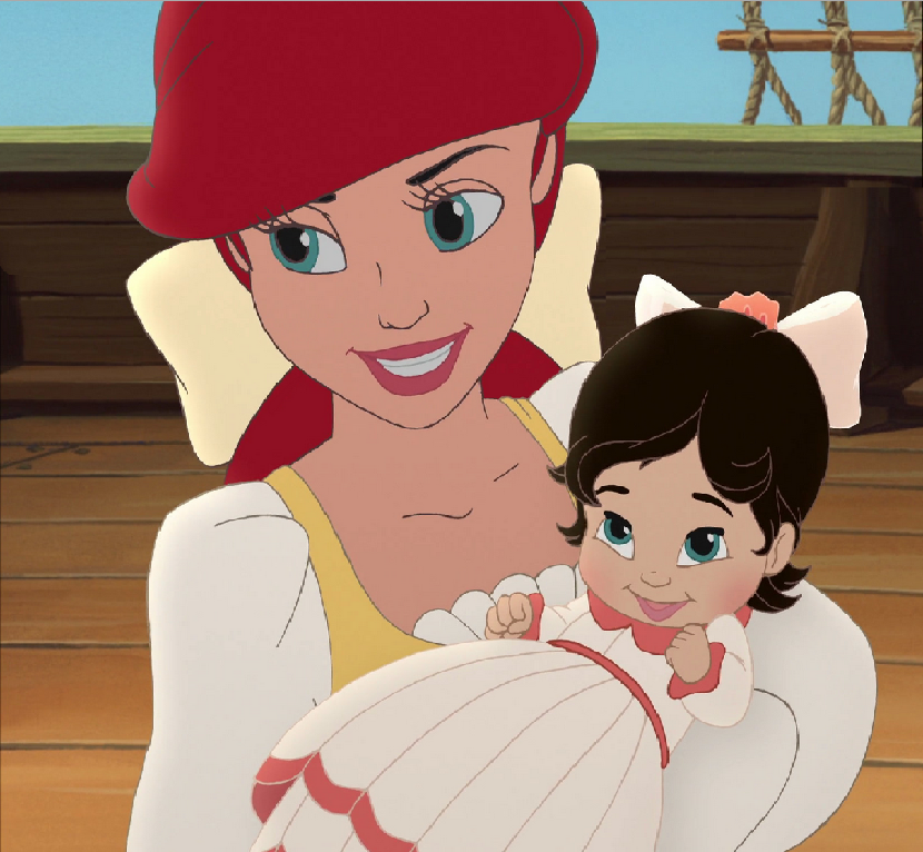 @SeaTheRedHeaded and our adorable baby princess @princessmelodyp