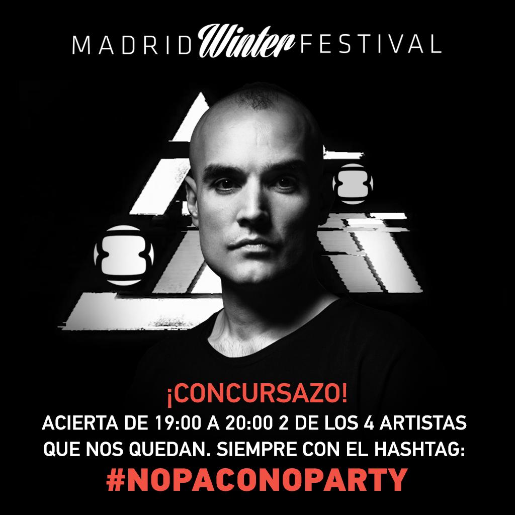mwinterfestival's tweet photo. CONCURSAZO! Tuitea de 19 a 20 con el HT #NoPacoNoParty acertando dos confirmados más.Gana Entrada+Viaje+Hotel+Merchan http://t.co/NLv6bZ4R0q