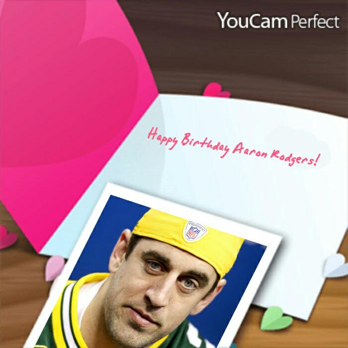 Happy Birthday Aaron Rodgers! The best! 