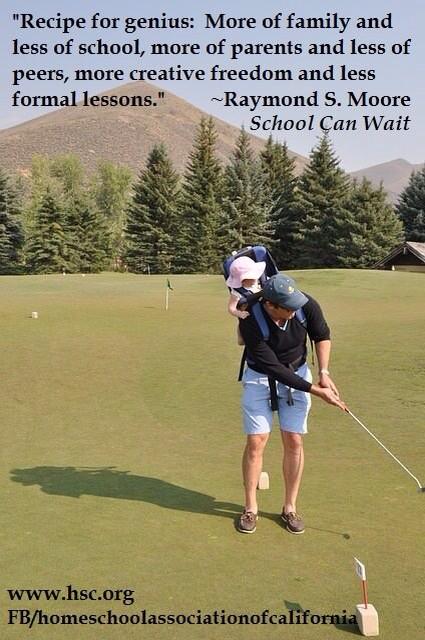 HSCali's tweet photo. Recipe for genius. Raymond S. Moore, School Can Wait. | http://t.co/96KaaPzev7 http://t.co/0hINKnj38f
