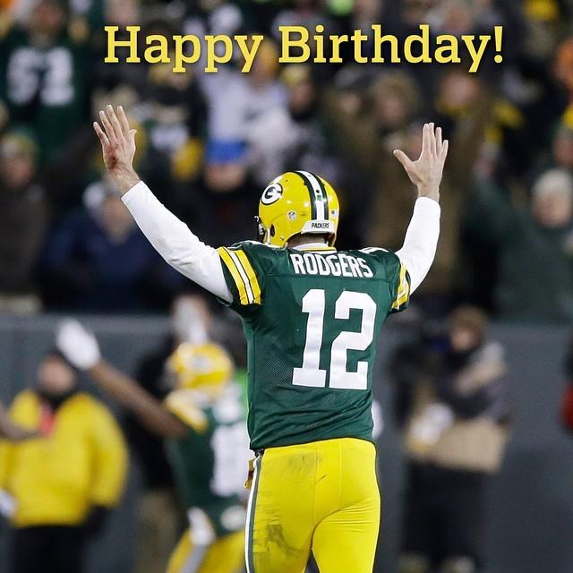 Double-tap to wish Aaron Rodgers a Happy Birthday! by nfl  