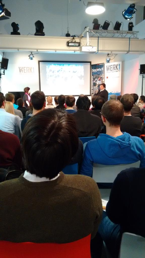 bicpi's tweet photo. Full house @werk1muenchen for the #gotostartups pitch night http://t.co/ZDTdV8Kv5F