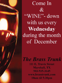 BrassTrunk's tweet photo. Wine Down in December! http://t.co/B4DW9iDO3k