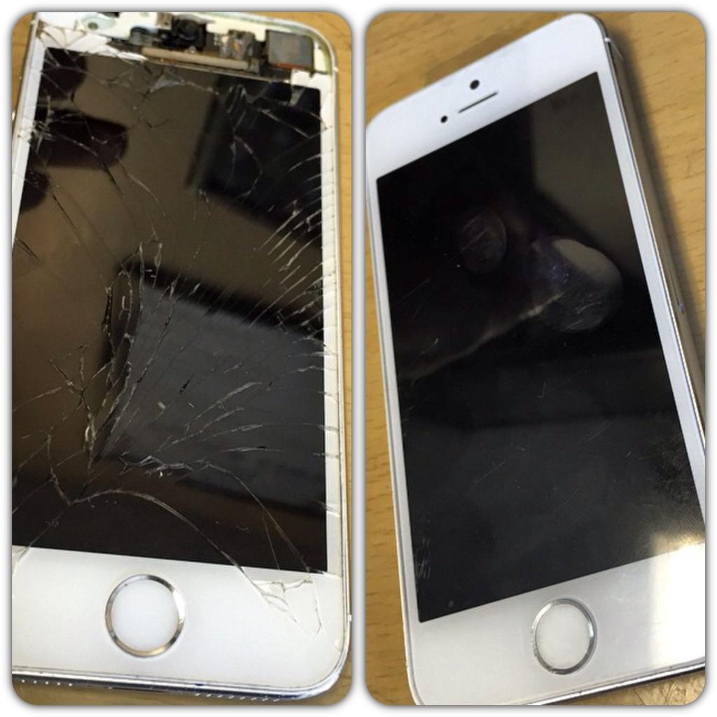 iofixit's tweet image. Complete cracked screen repair #iphone5 #iofixit