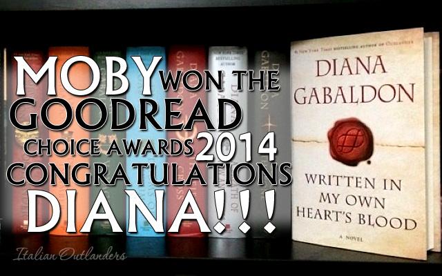 Congratulazioni a @Writer_DG! #MOBY ha vinto il #GoodreadsChoiceAward 2014 nella sezione Romance!👏
#Outlander
