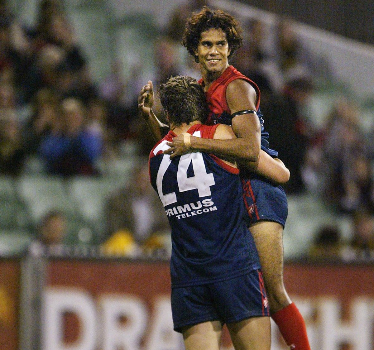 melbournefc's tweet photo. .@rustyrobertson & Flash are two former rookies who shone at the top level! Who will we draft today? #MFCDraft http://t.co/q9IjWYI29y