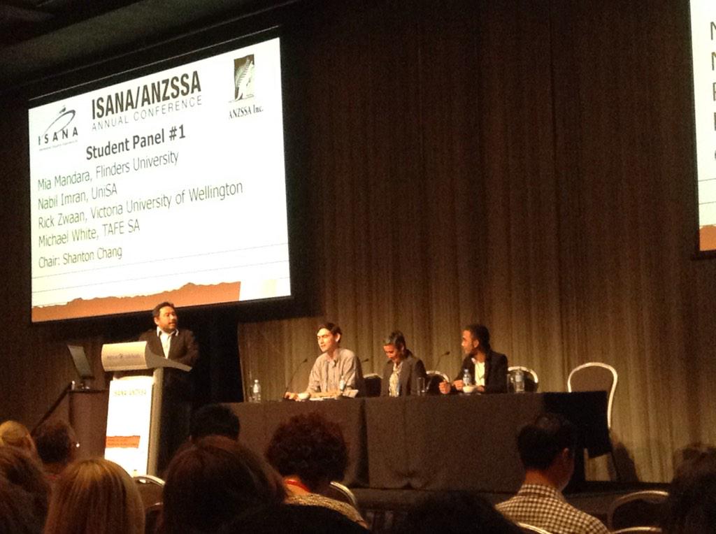 StudentServicAU's tweet photo. Great to hear the #internationalstudent experience @Flinders @UniversitySA @StudyAdelaide @ShantonChang http://t.co/ddJjxEdnxU