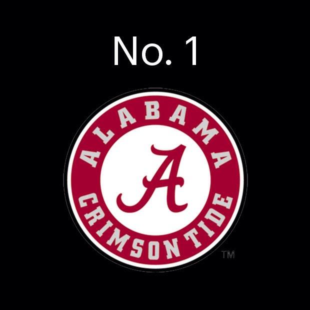 CFBPlayoff's tweet image. 1. Alabama 
2. Oregon 
3. TCU 
4. Florida State