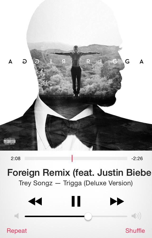 Fidusei's tweet photo. I freaking love this remix. Thank you @TreySongz @justinbieber #ForeignRemix #Foreign #Art http://t.co/mXVHwUCMo4