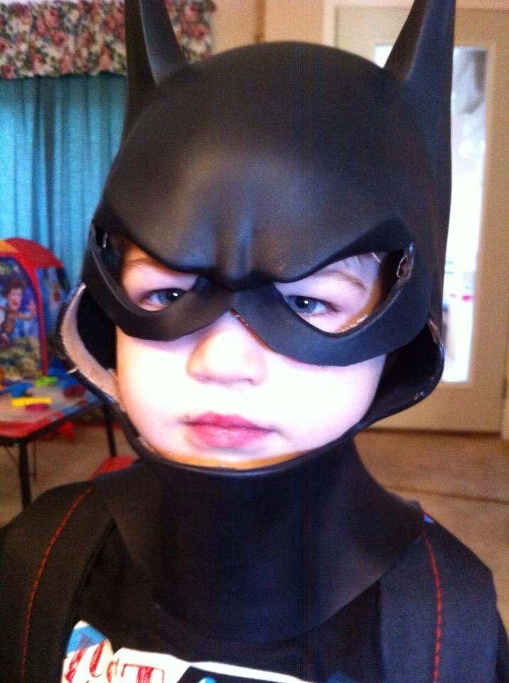 On2Mars_Kayla's tweet image. My little bat-commander loves to get his nerd on! #nerdarmy #nerdrule #proudaunt
