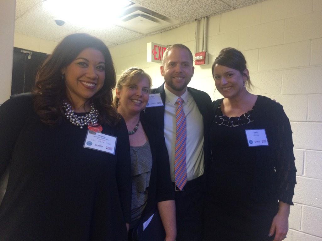BlueStarFamily's tweet photo. Our panelists backstage, look forward to some of their advice on #networking #BSFNetworksLive http://t.co/XxQO3ybJSz