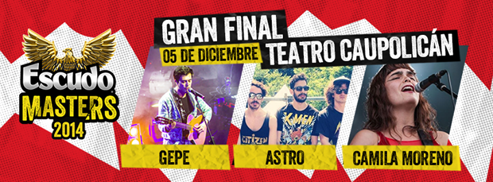 _ossom's tweet photo. GANA entradas al @CervezaEscudo #Master2014 este 5/DIC con @gepegepegepe @camilamoreno_ >> http://t.co/pO8km0TPSA RT http://t.co/rl8mOpqJ32