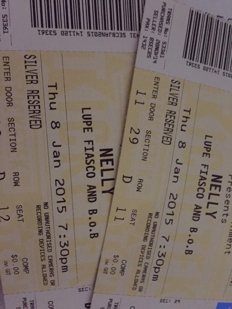 JessicaSumner88's tweet photo. @2DayFM thank you 2dayfm! So excited! #lupefiasco #nelly #bob http://t.co/XshKk7xhms