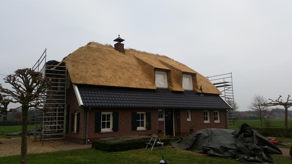 invormbouw's tweet photo. 2 schilden en dakvlak aan één zijde volledig met riet gedekt http://t.co/VPwJJXeMMj