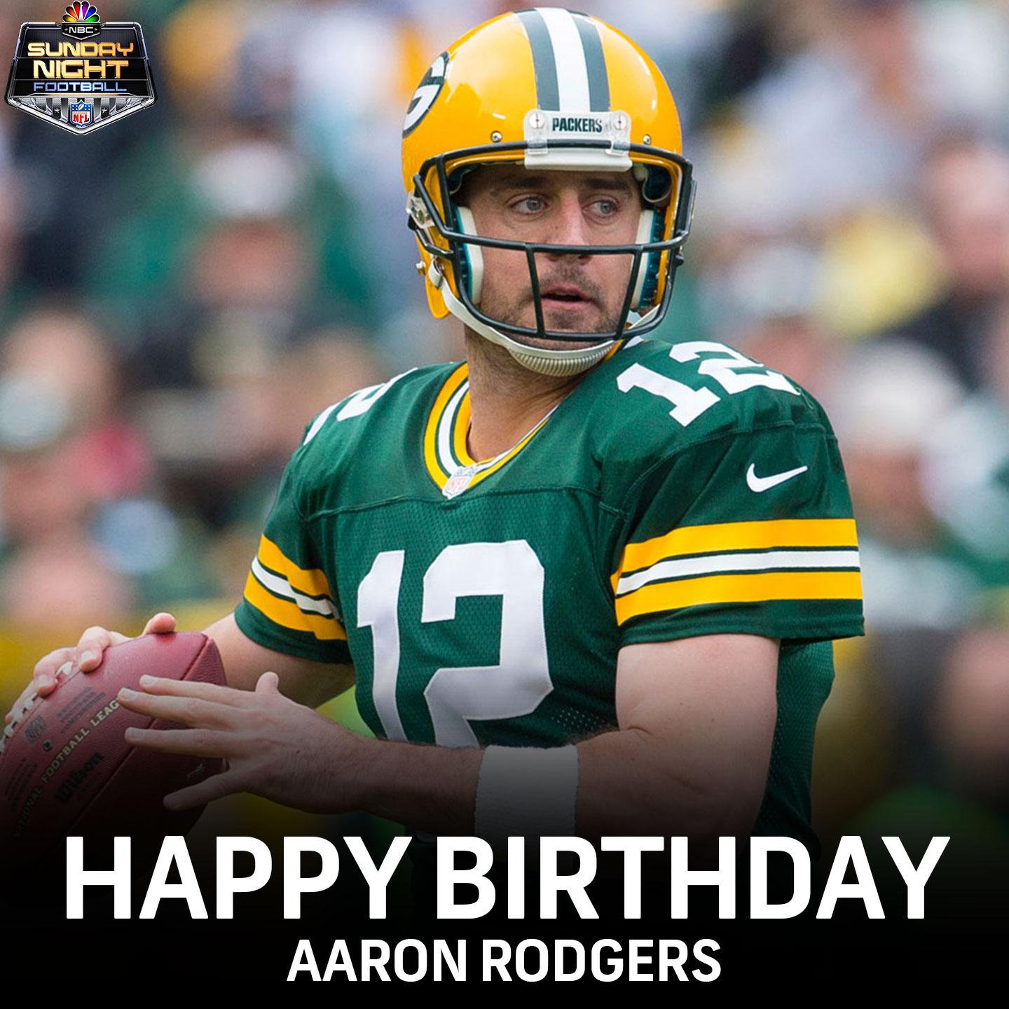 The only one, Aaron Rodgers The Relaxer!
Happy Birthday from me too!  Happy Birthday 