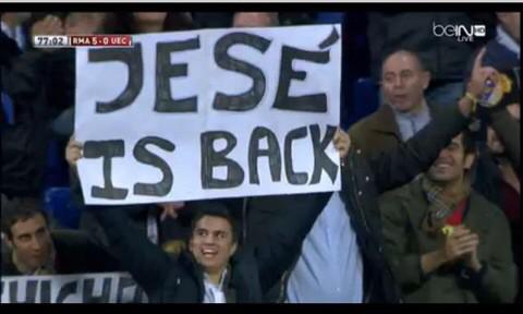 RemarksFootball's tweet photo. Out for 260 days. Scores on his comeback game
Welcome back Jese! http://t.co/qegoWvuepA
