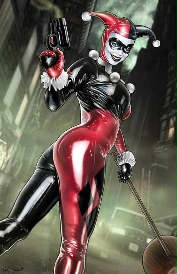 Home Gurl got dem thighs. <a href="/PsychoticQuinn_/">Harley Quinn.</a>