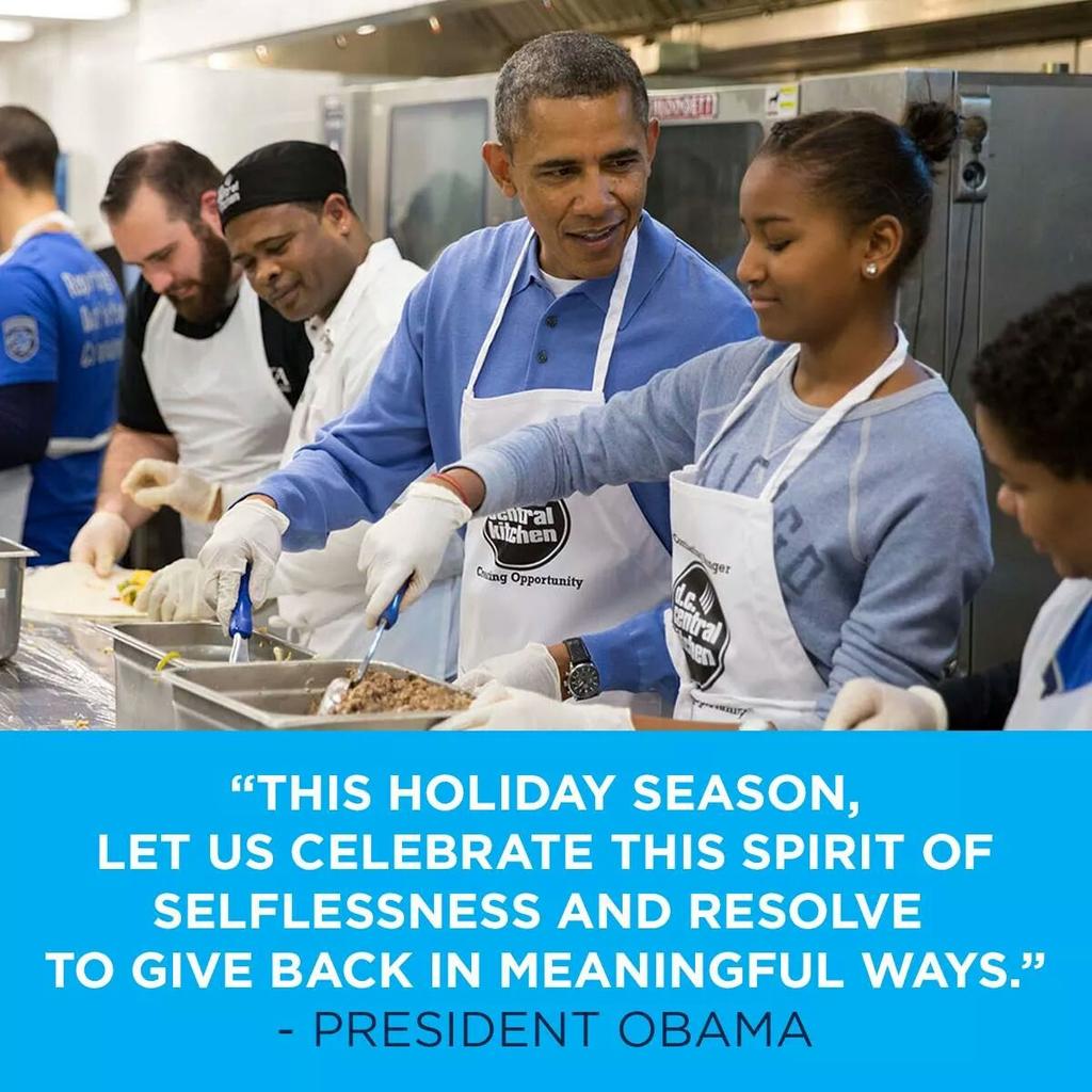 sheriffali's tweet image. President Obama advocates for selflessness and helping others this Holiday Season #StandWithObama #HeHasGotYourBack