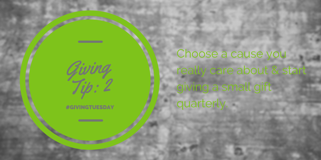 ActOnSoftware's tweet image. #GivingTips -- Start giving a small gift quarterly. $25 helps! - #GivingTuesday