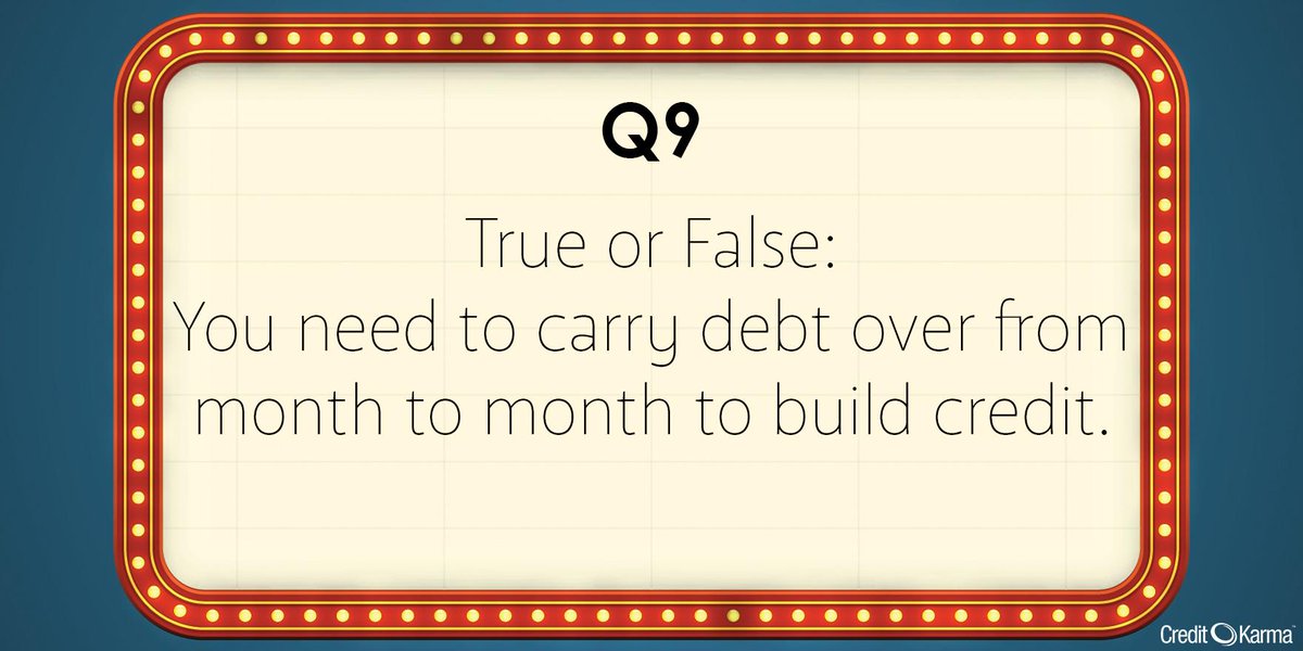 creditkarma's tweet photo. Q9! #credittrivia #CKchat http://t.co/m4IHTbXOHq