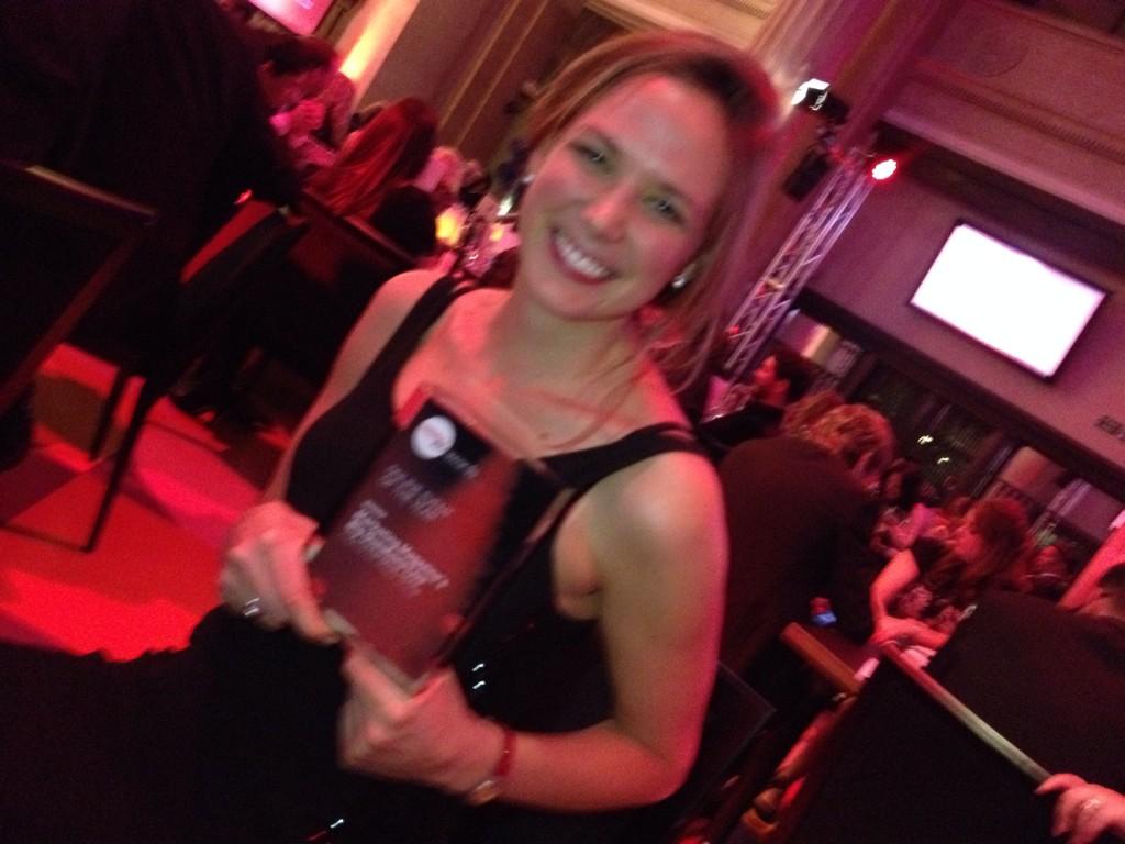 georgia_evc's tweet photo. "@jennygowans: Winner! Online event of the year #ppaconnect @kevintfcostello @Haymarket_Media @georgia_evc http://t.co/U62nCUa3yb" yay!