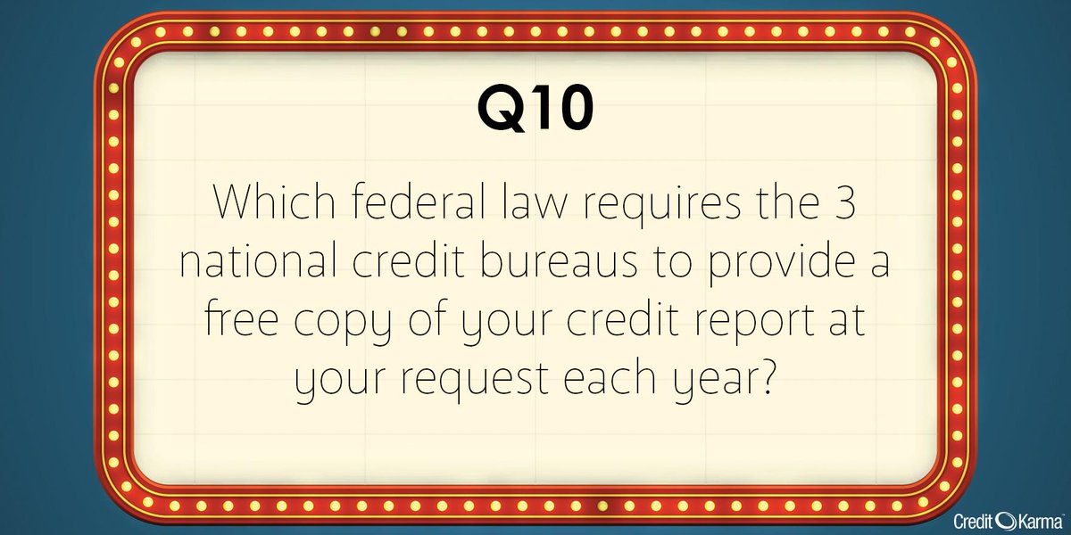 creditkarma's tweet photo. Q10! #credittrivia #CKchat http://t.co/ikHoUhVO5q