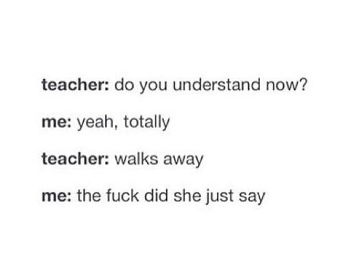 introvertsmemes's tweet photo. Basically me every math class 😂 http://t.co/j1CCeE3PKM