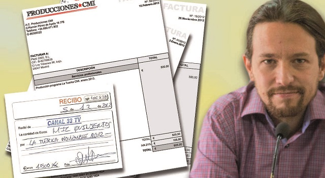 elEconomistaes's tweet photo. Los recibos sin IVA de 1.500 euros al mes de la productora de Pablo Iglesias http://t.co/goan5B5UYC http://t.co/9CezJXsHlG